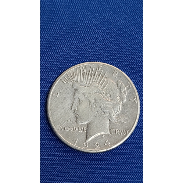 1924-S Silver Peace Dollar 