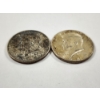Image 2 : Two 90% Silver Kennedy Half Dollars ~ $1.00 Face Value