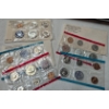 Image 1 : UNITED STATES COINS - 3 Pcs U S 40% SILVER UNCIRCULATED MINT SETS - 1965, 68 & 69 - F V $1.50 SILVER