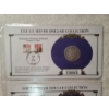 Image 6 : Two U.S. Silver Morgan Dollars in Display Cards & Protective Binder Page - 1885-O & 1899-O