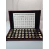 Image 1 : 1999-2008 Gold-Plated State Quarters Set in Nice Display Box - FV: $12.50