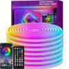 Image 1 : RGB LED Neon Rope Light Strip Kit - NEW IN BOX!!!