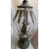 Image 6 : Vintage Hollywood Regency Style Brass Lamp With Cherub