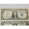 Image 4 : Four U.S. $1 Blue Seal Silver Certificates Series: 1957, 1957-A, 1957-B, 1957-B