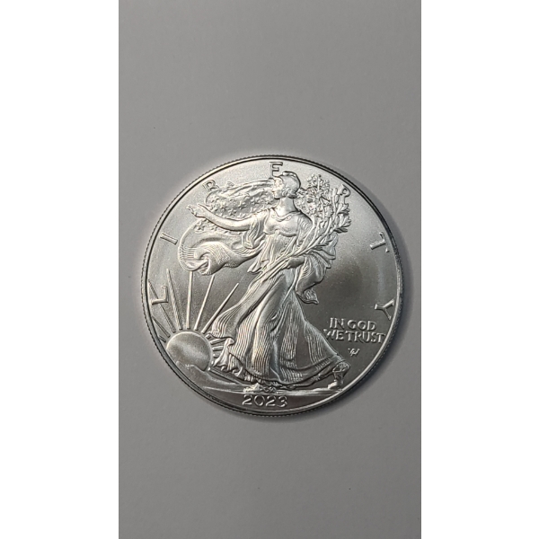 United States 2023 1 Troy Ounce .999 Fine Silver Type 2 American Eagle
