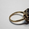 Image 4 : Vintage Black Onyx and 10K Yellow Gold Ring - Size 6.5 - Total Weight: 3.2g