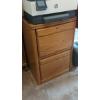 Image 1 : Oak 2 Drawer Filing Cabinet - Excellent condition - Clean and fully functional... 25 x 20 x 30  