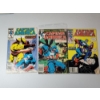 Image 1 : x3 Vintage Marvel Captain America 1986, 1987, 1983 Comic Books in Great Condition 