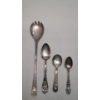 Image 1 : (4) Assorted Silverplated Spoons - Weight: 98.3g