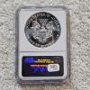 Image 2 : NGC MS69 Graded 1987 .999 Fine Silver 1oz. Eagle