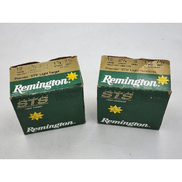 2 Boxes of 12 Gauge Remington STS Shotgun Ammunition