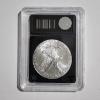 Image 4 : 2024 American Eagle 1 Oz 999 Fine Silver Round in Bradford Exchange Slabbed Authenticated BU