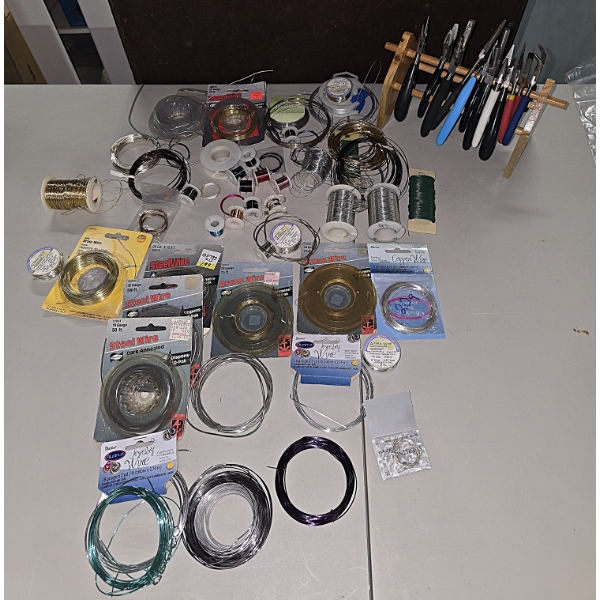 Large Assortment of Jewelry Making Wire
