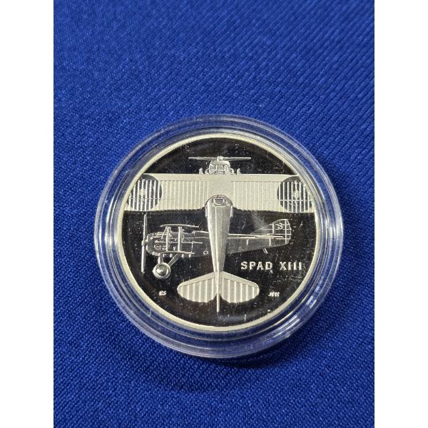 2018 -D Centennial WWI Silver Dollar Air Service Medal Round