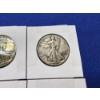 Image 3 : (4) 1943 Walking Liberty Silver Half Dollars
