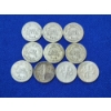 Image 2 : x10 Assorted Years Barber, Mercury Head, and Roosevelt 90% Silver Dimes FV: $1.00