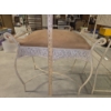 Image 4 :  *Pick Up At Mantua Home-No Shipping* Matching Gorgeous Wrought Iron Stand & Padded Bench Set