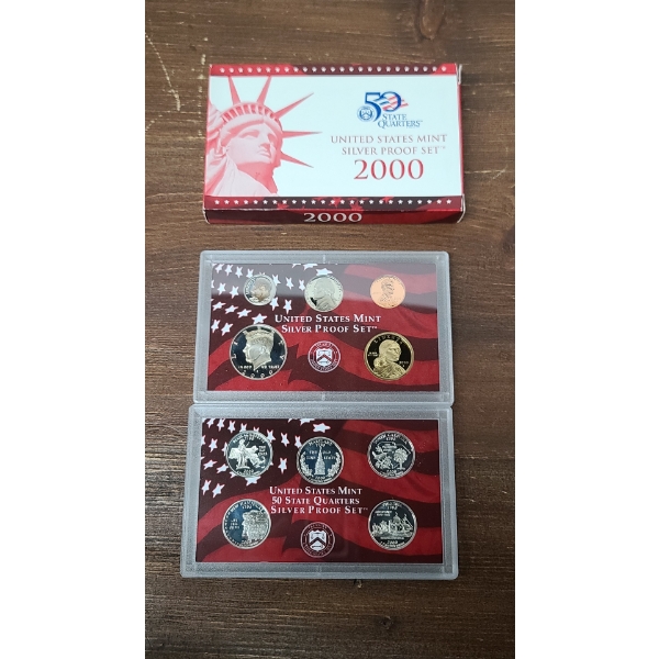 2000 United States Mint Silver Proof Set