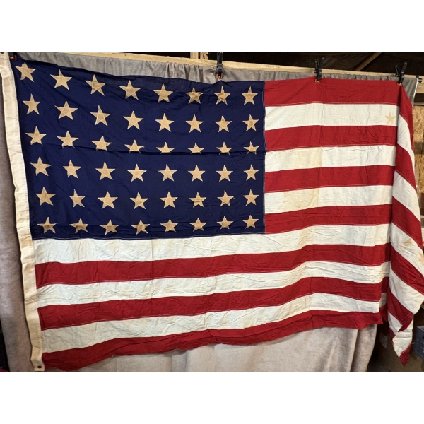 United States Flag with 48 Stars 