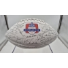 Image 1 : FOOTBALL - 1990 WILSON PRO FOOTBALL HALL OF FAME ENSHRINED AUTOGRAPHS - FOOTBAL IN DISPLAY