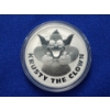 Image 1 : 2020 Tuvalu $1 1 oz .9999 Fine Silver Krusty the Clown Simpsons Coin - Mint Condition in Capsule