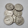 Image 1 : Eight Assorted United States 90% Silver Quarters ~ $2.00 Face Value 
