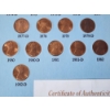 Image 7 : Lincoln Memorial Collection Complete Date Set - Brilliant Uncirculated 1959-1982 With COA