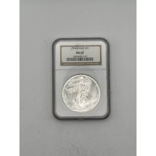 NGC MS69 1994 Silver American Eagle