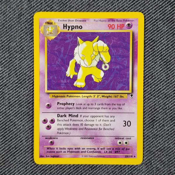 Hypno 25/110 Non Holo RARE Vintage Pokemon Trading Card