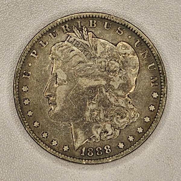 United States 1888 Morgan 90% Silver Dollar
