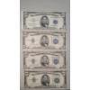 Image 1 : (4) Assorted Series United States $5 Silver Certificates - Face Value: $20.00