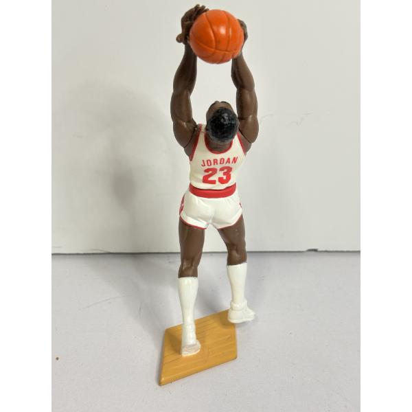 Small Chicago Bulls Michael Jordan #23 Figurine Holding Basketball