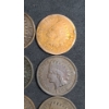 Image 2 : (9) Assorted Years Indian Head Cents - Face Value: $0.09