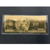 Image 3 : 22 kt Gold $100 bill - in Plastic Cover