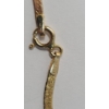 Image 6 : 14K Yellow Gold V-Line 16" Braided Herringbone Necklace - Weight: 3.9g