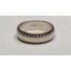 Image 4 : Men's 14K Gold Two-Tone Textured Band Ring - Size 10 - Weight: 6.1g