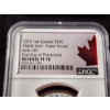 Image 4 : NGC Reverse Proof 70 Canada 2022 Silver 1 Oz Maple Leaf Super Incuse Rose Gilt