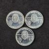 Image 2 : (3) 1/4 Troy Ounce Silver Miracle Medals - 0.75 Troy Ounces Total Weight