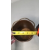 Image 6 : Vintage Copper Hand Forged Handled Heavy Melting Pot 