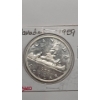 Image 2 : 1959 Canada Queen Elizabeth II "Voyager" 80% Silver Dollar Coin
