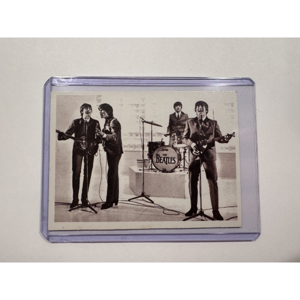 1964 Topps The Beatles Trading Card In Protective Holder - Mint Condition