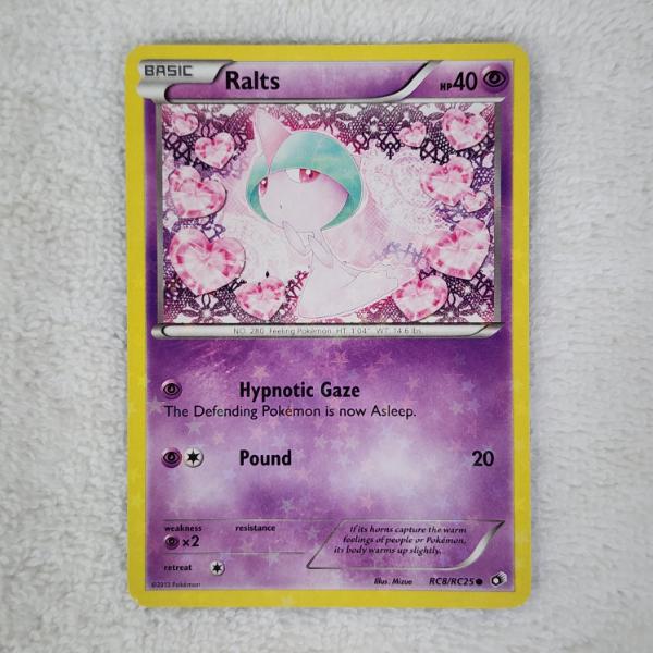 Ralts RC8/RC25 Radiant Collection Vintage Pokemon Trading Card ~ Unique Holo Style!