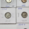 Image 6 : x10 Assorted Years United States 90% Silver Mercury Dimes - Face Value: $1.00