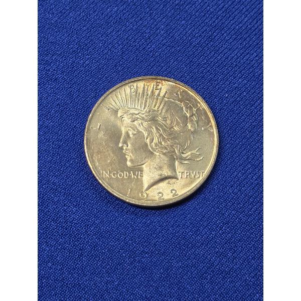 1922 Silver Peace Dollar - Excellent Condition