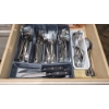 Image 1 : PICKUP IN NORTHFIELD - Large Lot Of Stainless Steel Flatware As Shown - See Pics