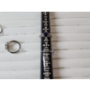 Image 8 : 6 Assorted Sterling Silver Rings TW: 13.8g  - Comes with Large Jewelry Box! 