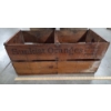 Image 2 : Beautiful Vintage 26''x12'' Wood Sunkist Crate And 2 Vintage Metal Milk Cans