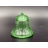 Image 3 : Degenhart 1776-1976 Uranium Green Glass Liberty Bell - ~ 2 inches