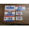 Image 1 : (6) Vanity License Plates - (2) Mini Plates and (4) Large