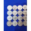 Image 2 : Lot of Assorted Year Silver Quarters: Including Standing Liberty, Barber, & Washington FV: $10.00